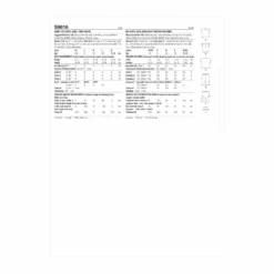 Simplicity Sewing Pattern 9616 Babies' T-Shirts, Jacket, Pants And Hat -Jaycotts Shop S9616 envelope back