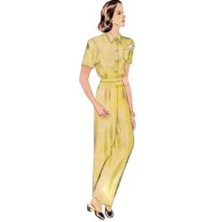 Simplicity Sewing Pattern 9635 Misses' Vintage Lounge Top And Pants -Jaycotts Shop S9635 product hires 02