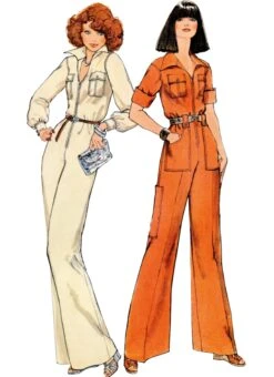 Simplicity 9700 Vintage 70's Jumpsuit Sewing Pattern