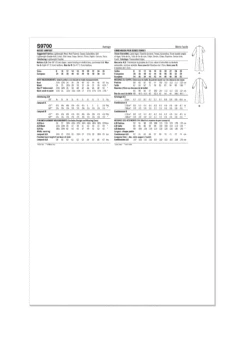 Simplicity 9700 Vintage 70's Jumpsuit Sewing Pattern -Jaycotts Shop S9700 envelope back