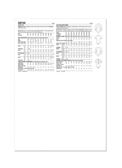 Simplicity 9705 Tops Sewing Pattern -Jaycotts Shop S9705 envelope back