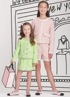 Simplicity 9721 Girls' Jackets, Skirt And Shorts Sewing Pattern