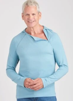 Simplicity 9723 Unisex Dual Port Access Chemo Top And Hoodie Pattern 9 Simplicity 9723 Unisex Dual Port Access Chemo Top And Hoodie Pattern -Jaycotts Shop S9723 02