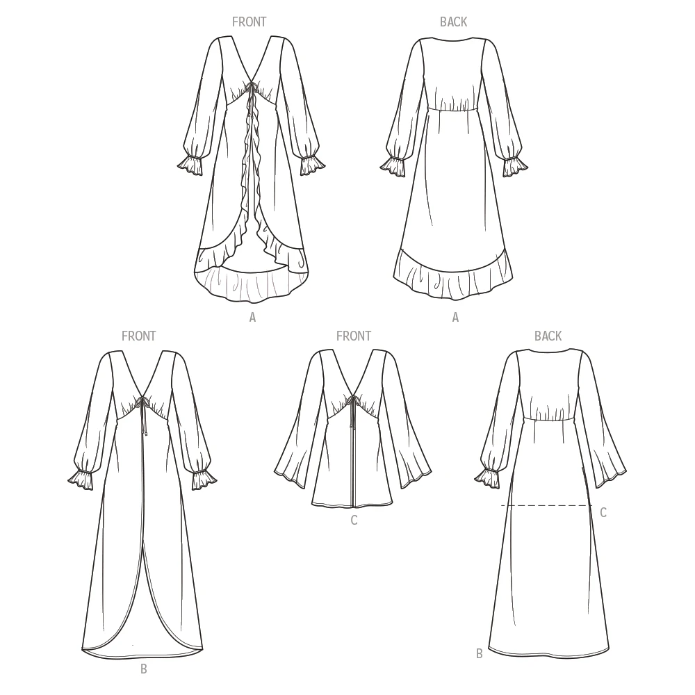 Simplicity 9747 Sewing Pattern Misses' Dusters 8 Simplicity 9747 Sewing Pattern Misses' Dusters - Image 8