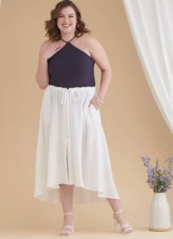 Simplicity Sewing Pattern 9787 Women's Skirt With Hemline Variations