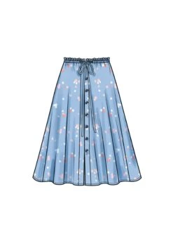 Simplicity Sewing Pattern 9787 Women's Skirt With Hemline Variations -Jaycotts Shop S9787 product hires 02
