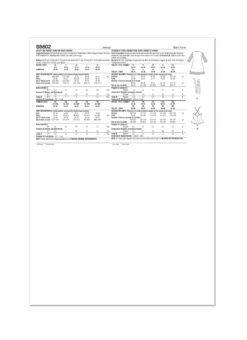 Simplicity Sewing Pattern 9802 Robe With Teddy Lingerie By Madalynne Intimates 9 Simplicity Sewing Pattern 9802 Robe With Teddy Lingerie By Madalynne Intimates -Jaycotts Shop S9802 envelope back