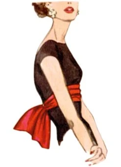 Simplicity Sewing Pattern 9817 Misses' Neckwear, Headband, Dickey And Sash-Belt -Jaycotts Shop S9817 product hires 01