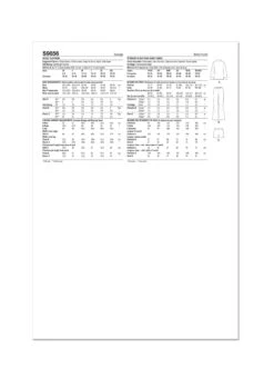 Simplicity Sewing Pattern 9856 Women's Pyjamas -Jaycotts Shop S9856 envelope back