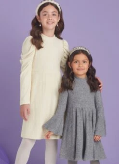 Simplicity Sewing Pattern 9862 Girls' Knit Dresses -Jaycotts Shop S9862 product hires 01