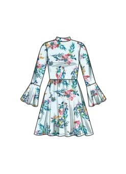 Simplicity Sewing Pattern 9862 Girls' Knit Dresses -Jaycotts Shop S9862 product hires 02