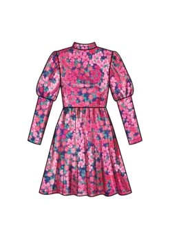 Simplicity Sewing Pattern 9862 Girls' Knit Dresses -Jaycotts Shop S9862 product hires 03