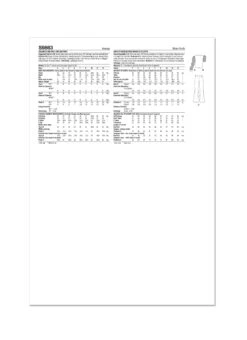 Simplicity Sewing Pattern 9863 Girls' Top And Pants 16 Simplicity Sewing Pattern 9863 Girls' Top And Pants -Jaycotts Shop S9863 envelope back