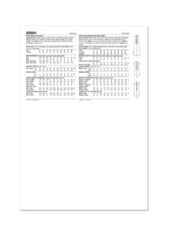 Simplicity Sewing Pattern 9884 Misses' 60's Dress In Two Lengths -Jaycotts Shop S9884 envelope back bc4c6657 d002 4be2 8e42 0c78cc3c836b