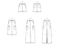 Simplicity Sewing Pattern 9891 Skirt In Three Lengths 12 Simplicity Sewing Pattern 9891 Skirt In Three Lengths -Jaycotts Shop S9891 line art a171459c a9b2 45c6 bf30 ff149e495d5b