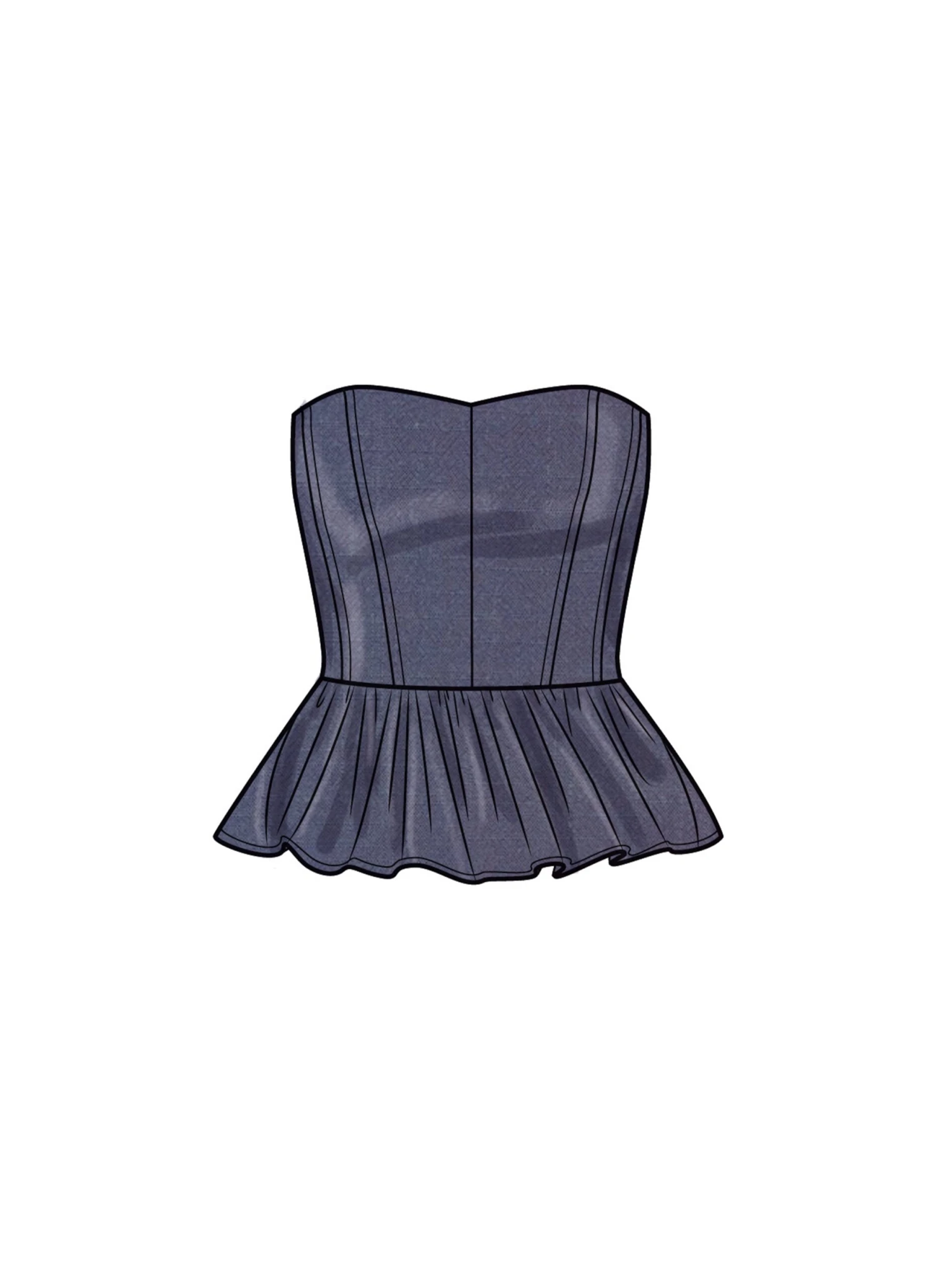 Simplicity Sewing Pattern 9927 Misses' Corsets, Pants And Skirt 6 Simplicity Sewing Pattern 9927 Misses' Corsets, Pants And Skirt - Image 6