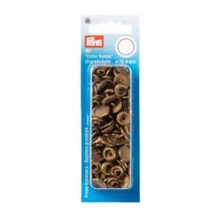 Prym Colour Snaps, Gold In Packs Of 30
