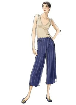 Vogue Sewing Pattern 1050 Misses' Trousers -Jaycotts Shop V1050 product hires 03
