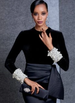 Vogue Pattern 1605 Misses Top And Skirt -Jaycotts Shop V1605 product hires 03