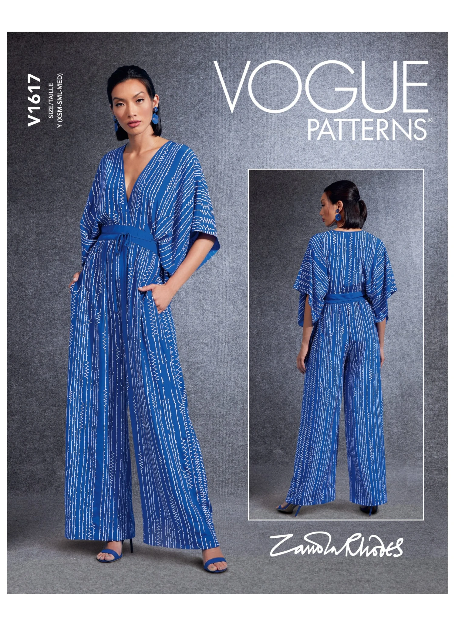 Vogue Pattern 1617 Misses' Jumpsuit 2 Vogue Pattern 1617 Misses' Jumpsuit - Image 2