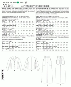 Vogue 1644 Jacket And Trousers Pattern -Jaycotts Shop V1644 1200x1468 1