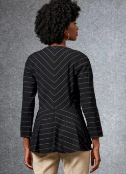 Vogue Sewing Pattern 1681 Anne Klein Misses' Top -Jaycotts Shop V1681 03