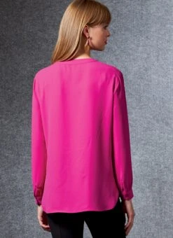 Vogue Sewing Pattern 1681 Anne Klein Misses' Top -Jaycotts Shop V1681 04