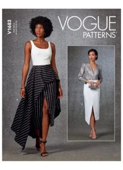 Vogue Sewing Pattern 1683 | Misses' Skirt 9 Vogue Sewing Pattern 1683 | Misses' Skirt -Jaycotts Shop V1683