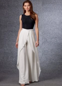 Vogue 1702 Wide Leg Trousers Sewing Pattern