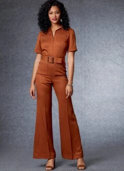 Vogue Sewing Pattern 1719 Jumpsuit And Belt