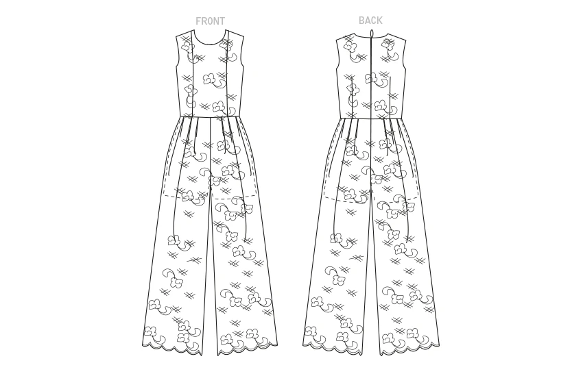 Vogue Sewing Pattern 1806 Misses' And Misses' Petite Jumpsuit 3 Vogue Sewing Pattern 1806 Misses' And Misses' Petite Jumpsuit - Image 3