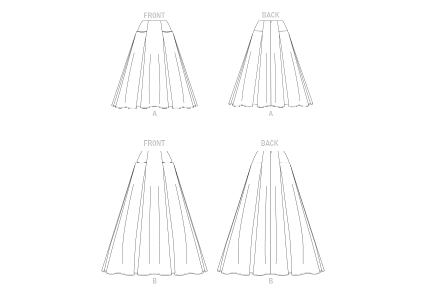 Vogue Sewing Pattern 1813 Misses' Skirts 5 Vogue Sewing Pattern 1813 Misses' Skirts - Image 5