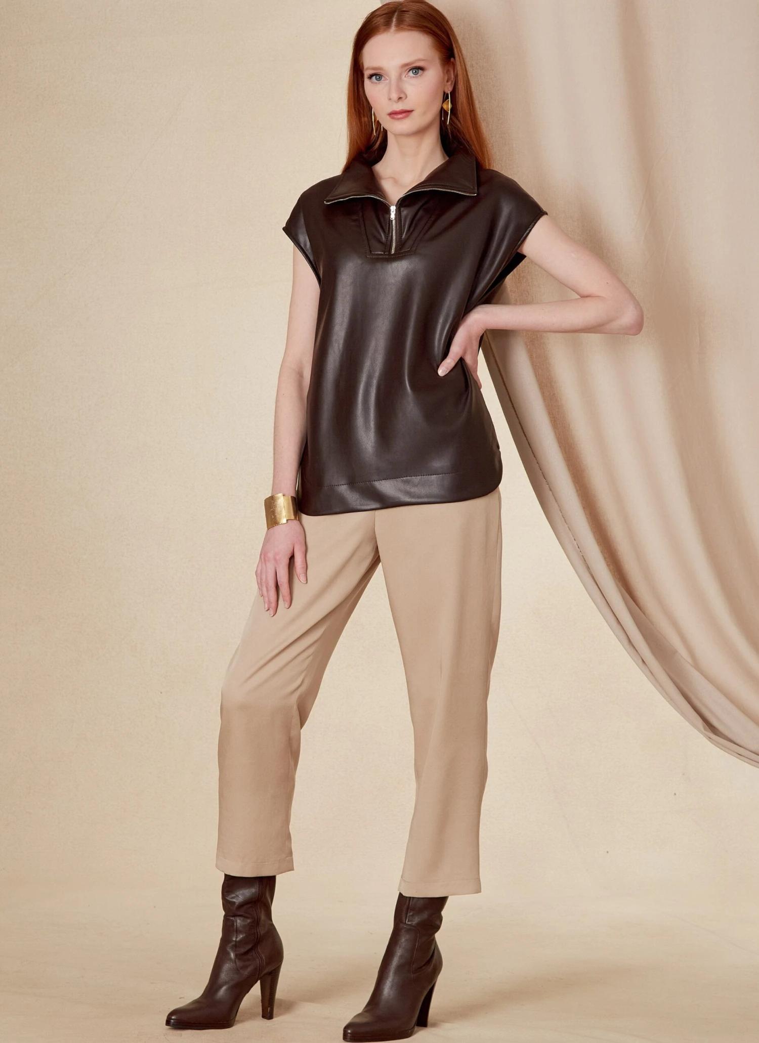 Vogue Sewing Pattern 1833 Misses' Top, Skirt And Pants 1 Vogue Sewing Pattern 1833 Misses' Top, Skirt And Pants