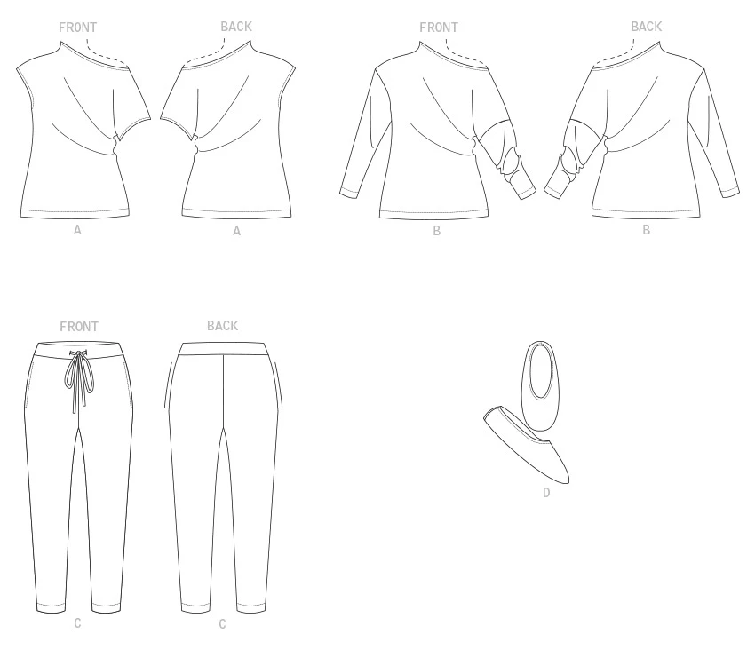 Vogue Sewing Pattern 1835 Misses' Pyjamas 6 Vogue Sewing Pattern 1835 Misses' Pyjamas - Image 6