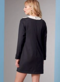 Vogue 1844 Petite Long-Sleeved Shift Dress Pattern -Jaycotts Shop V1844 product hires 06