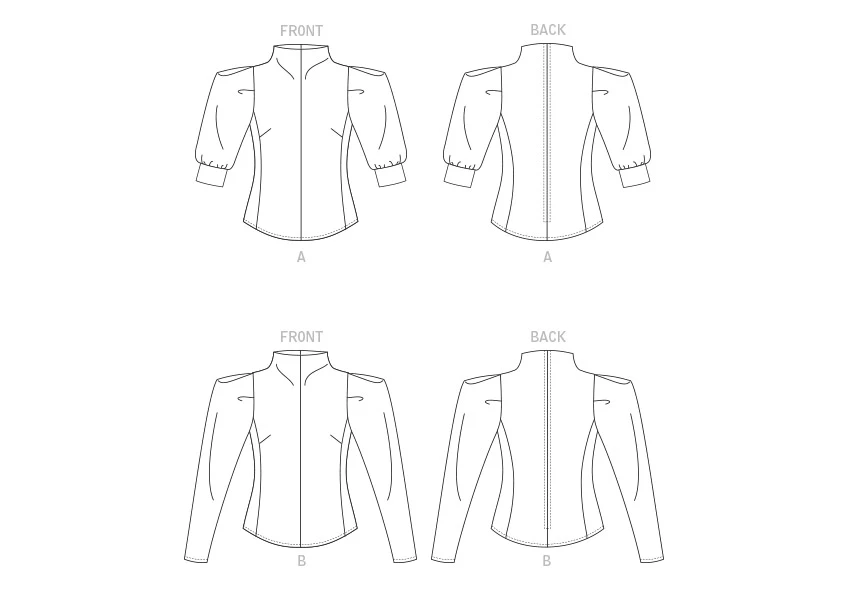 Vogue 1847 Petite Puff-Sleeve Top Pattern 9 Vogue 1847 Petite Puff-Sleeve Top Pattern - Image 9