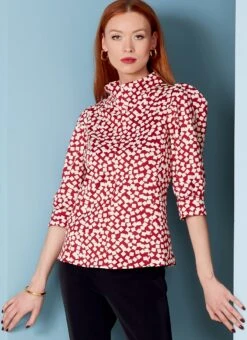 Vogue 1847 Petite Puff-Sleeve Top Pattern 11 Vogue 1847 Petite Puff-Sleeve Top Pattern -Jaycotts Shop V1847 product hires 02