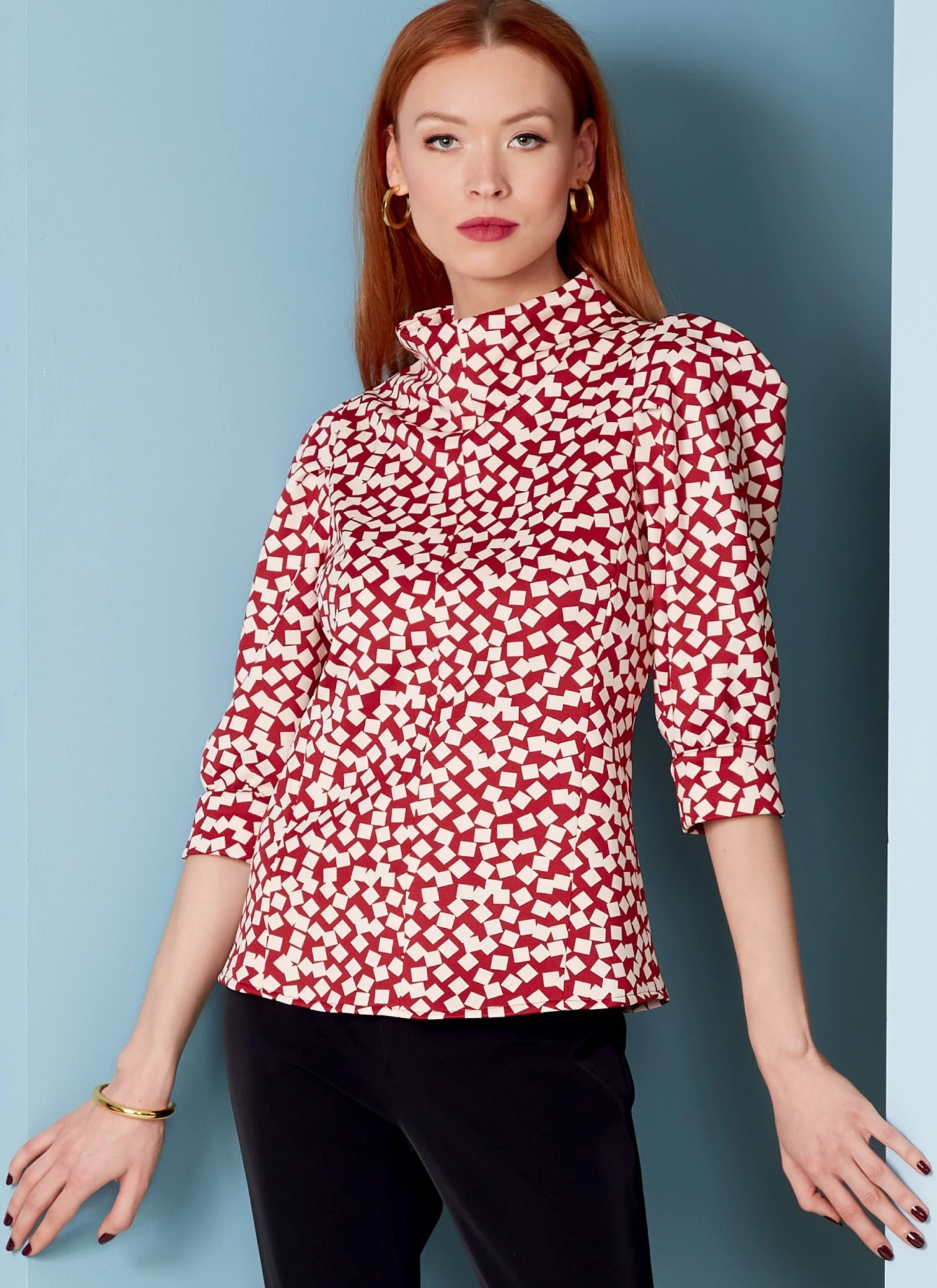 Vogue 1847 Petite Puff-Sleeve Top Pattern 3 Vogue 1847 Petite Puff-Sleeve Top Pattern - Image 3