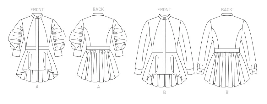 Vogue Sewing Pattern 1875 Misses' Tops 5 Vogue Sewing Pattern 1875 Misses' Tops - Image 5