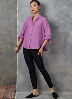 Vogue Sewing Pattern 1899 Misses' Shirts By Marcy Tilton -Jaycotts Shop V1899 product hires 03