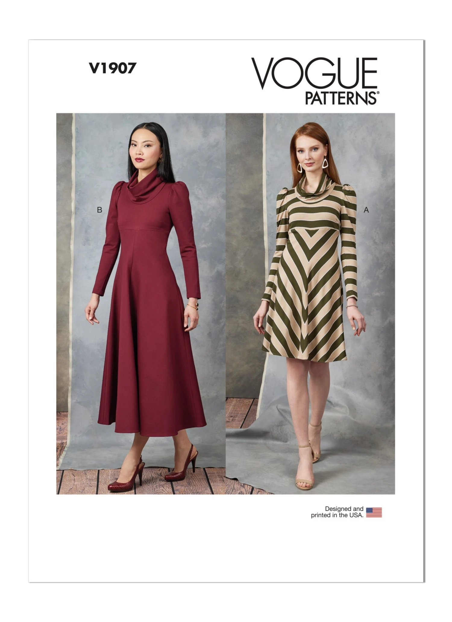 Vogue Sewing Pattern 1907 Misses' Dress 2 Vogue Sewing Pattern 1907 Misses' Dress - Image 2