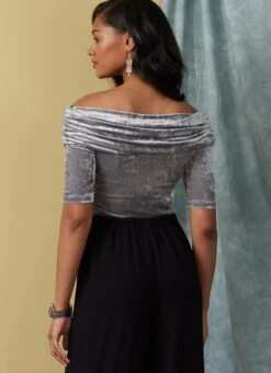 Vogue Sewing Pattern 1923 Off-The-Shoulder Bodysuit -Jaycotts Shop V1923 06