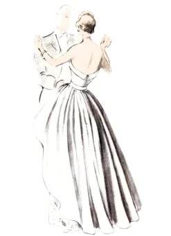 Vogue Sewing Pattern 1963 Misses’ Evening Dress -Jaycotts Shop V1963 product hires 02