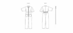 Vogue Sewing Pattern 1994 Misses' Jumpsuit By Rachel Comey -Jaycotts Shop V1994 line art