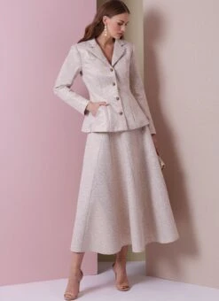 Vogue Sewing Pattern 2018 Skirt And Trouser Suits