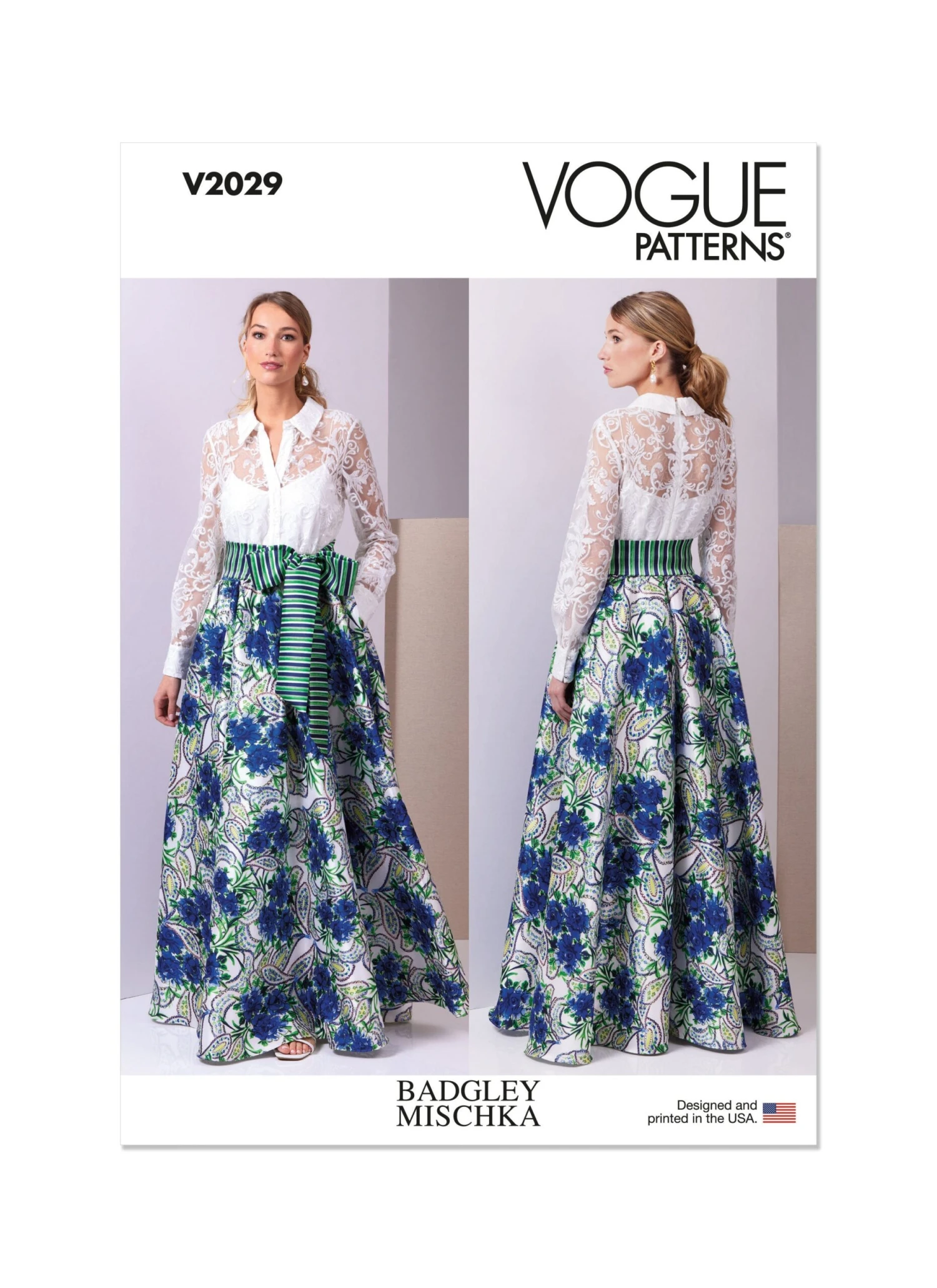 Vogue Sewing Pattern 2029 Dress By Badgley Mischka 2 Vogue Sewing Pattern 2029 Dress By Badgley Mischka - Image 2