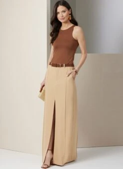 Vogue Sewing Pattern 2032 Skirt In Two Lengths -Jaycotts Shop V2032 02