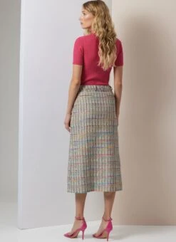 Vogue Sewing Pattern 2032 Skirt In Two Lengths -Jaycotts Shop V2032 03