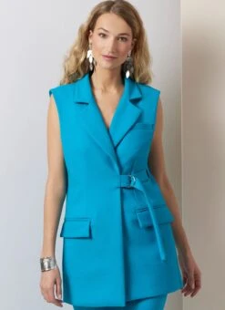 Vogue Sewing Pattern 2036 Vest And Pants -Jaycotts Shop V2036 01