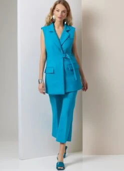 Vogue Sewing Pattern 2036 Vest And Pants